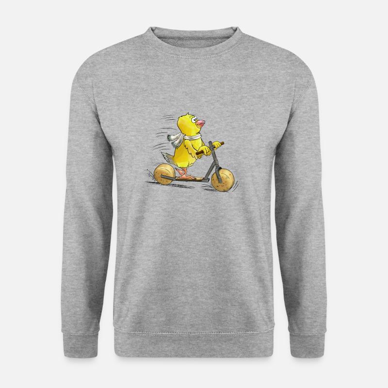 Harzer Roller - Unisex Pullover - Weißgrau meliert
