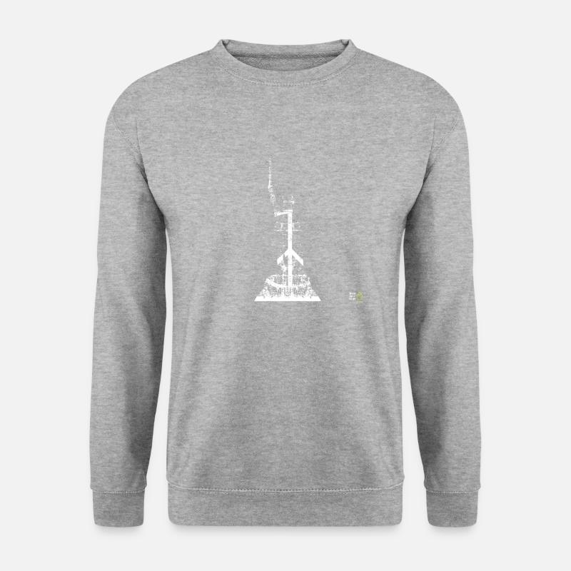 Monument Hermann : l’enfer de la paix - Sweat-shirt Unisexe - gris chiné
