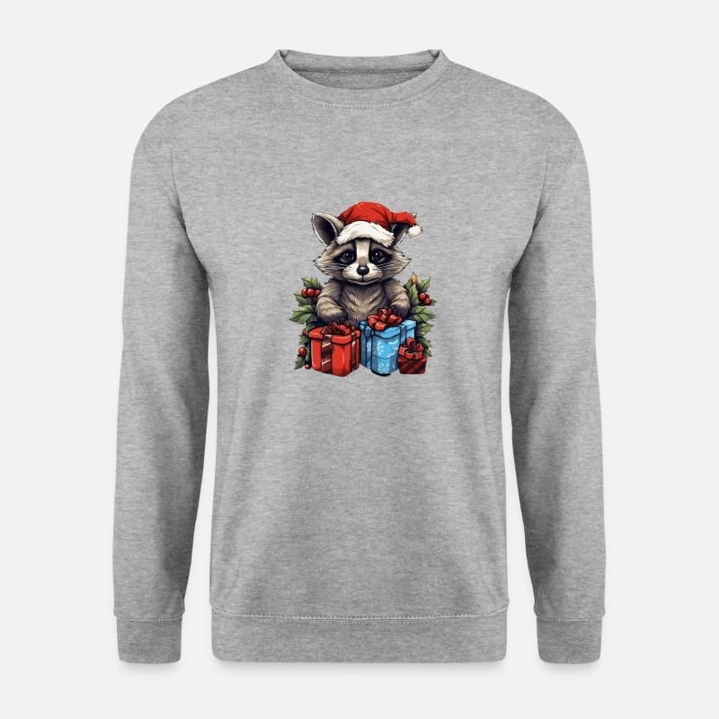 christmas 95 small - Unisex Pullover - Weißgrau meliert