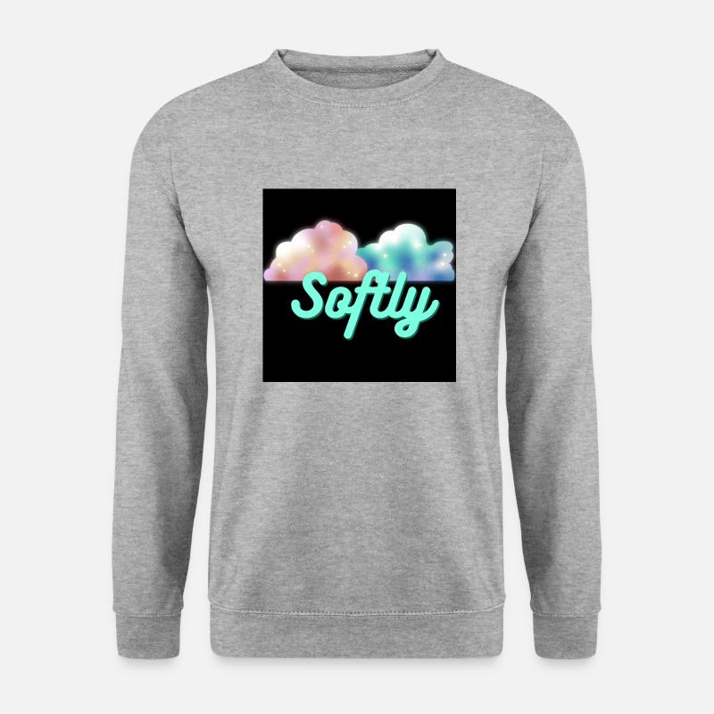 Softly Clouds - Unisex Pullover - Weißgrau meliert