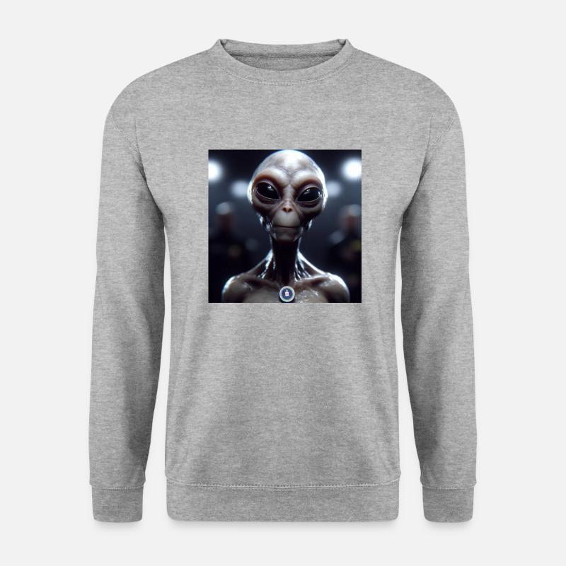 Astronomie - Unisex Pullover - Weißgrau meliert