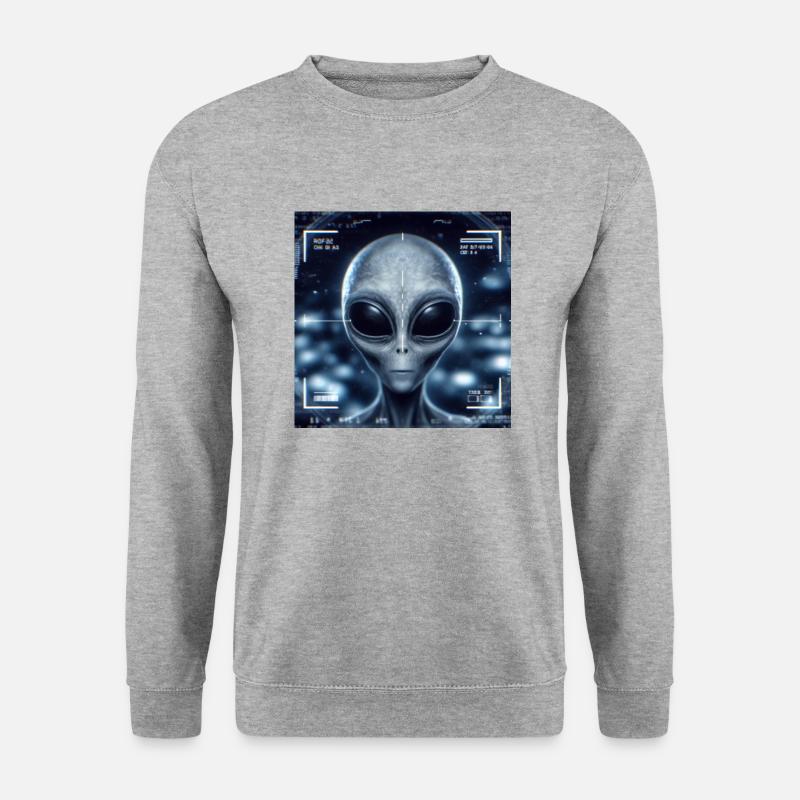 Astronomie - Unisex Pullover - Weißgrau meliert