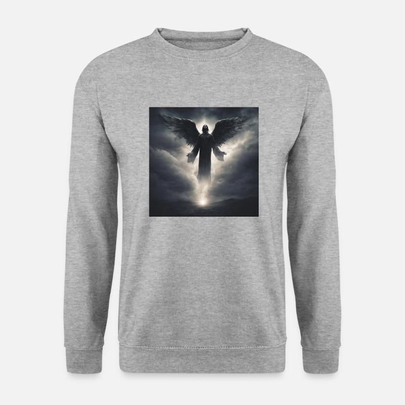 Spiritualität Astrologie - Unisex Pullover - Weißgrau meliert