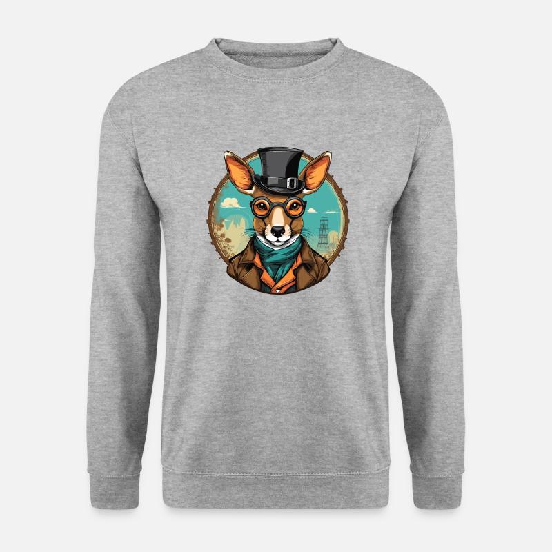 Kangaroo - Unisex Sweatshirt - salt & pepper