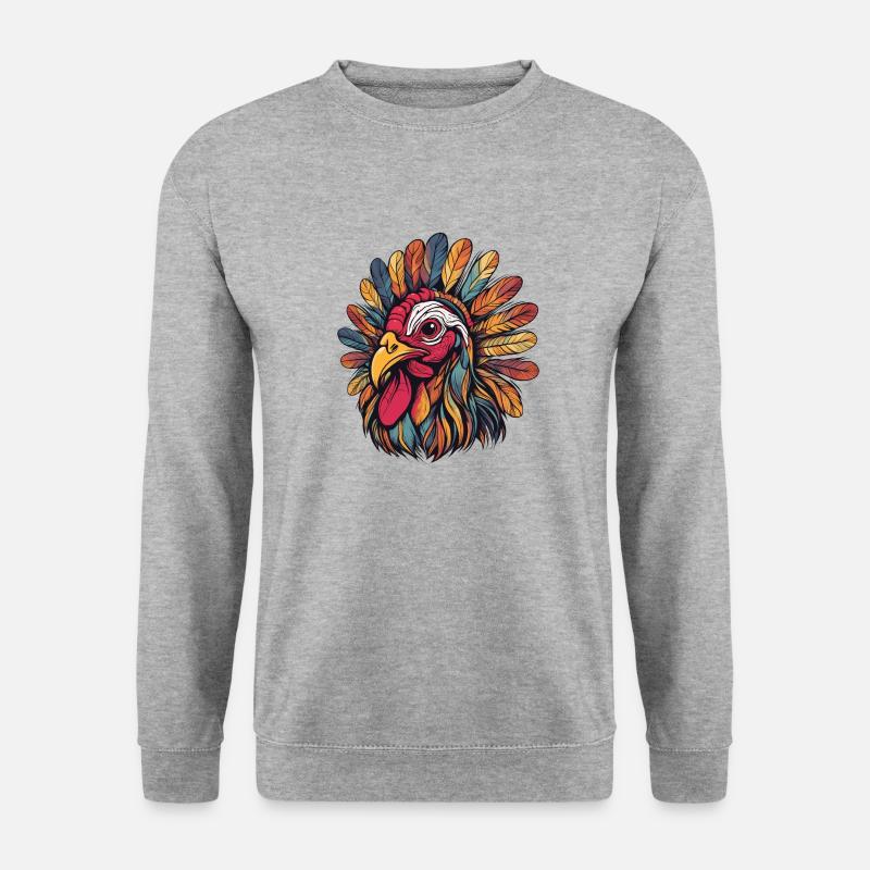 Turkei - Unisex Pullover - Weißgrau meliert