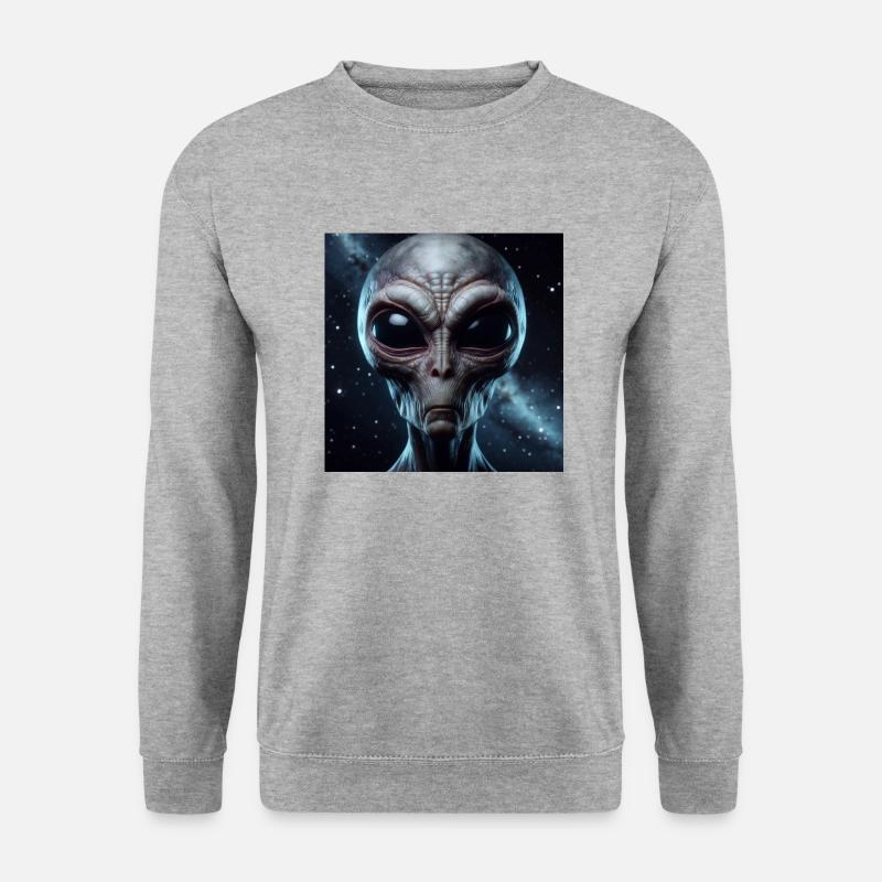 Astronomie - Unisex Pullover - Weißgrau meliert