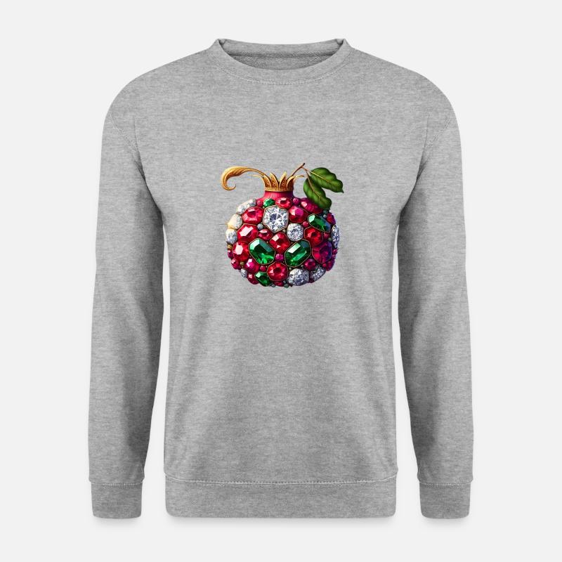 Anar anar yalda - Conception persane (iran) - Sweat-shirt Unisexe - gris chiné