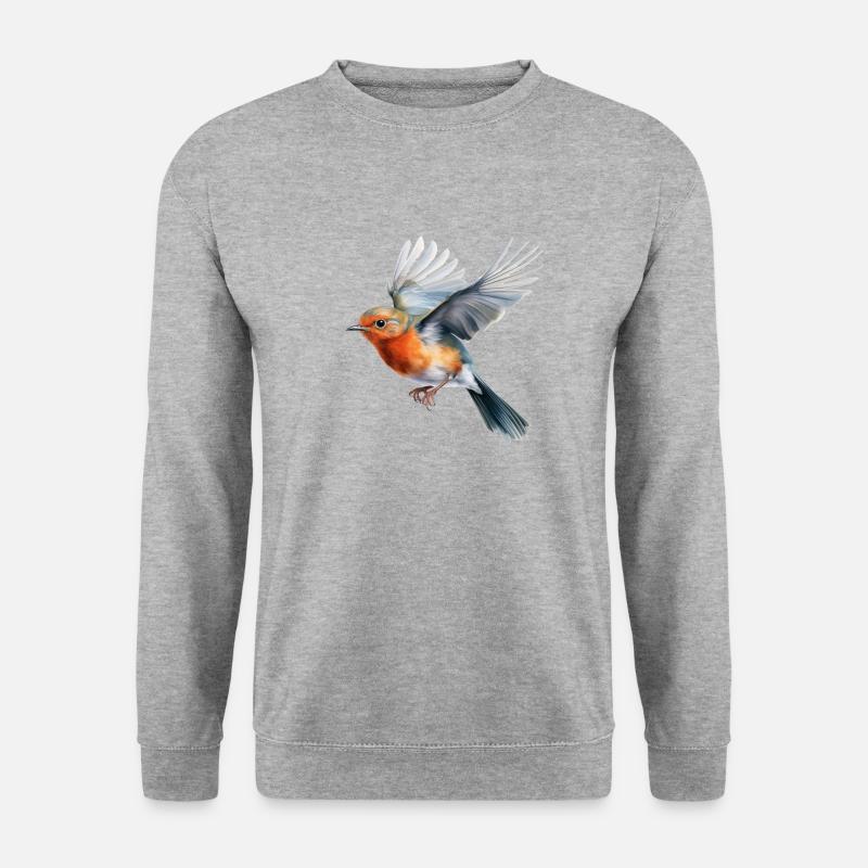 Robin Flight - Unisex Sweatshirt - salt & pepper