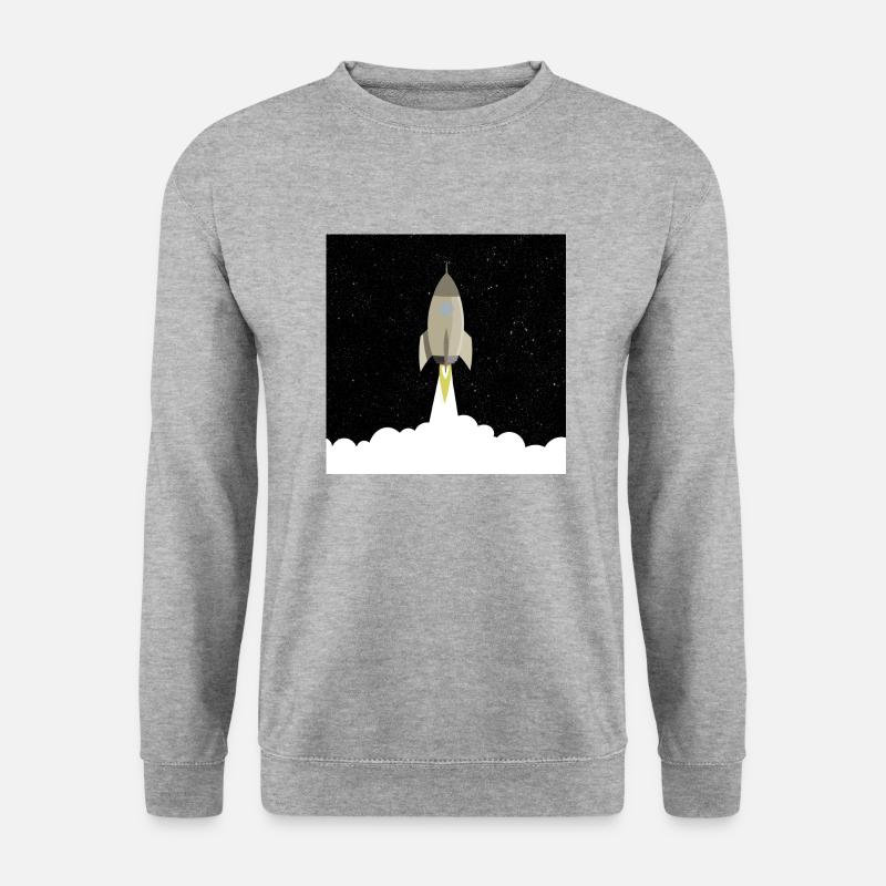Rocket blast off - Unisex Sweatshirt - salt & pepper