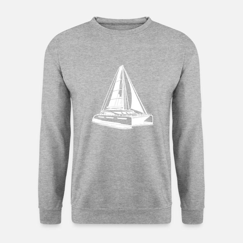 Double hull catamaran sailboat - Unisex Sweatshirt - undefined