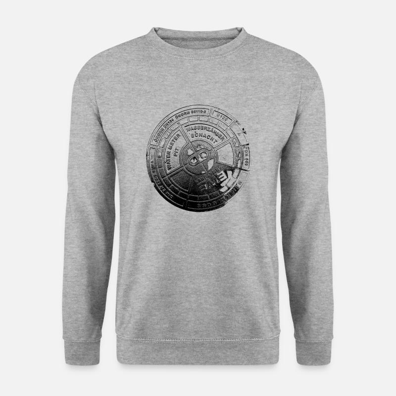 Watermeter - Unisex Pullover - Weißgrau meliert