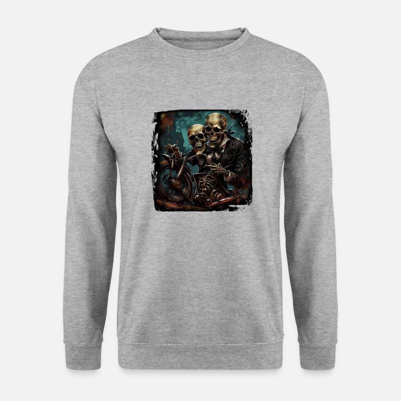 Skull / Skull / Skeleton / Gothic / Tattoo - Unisex Sweatshirt - salt & pepper