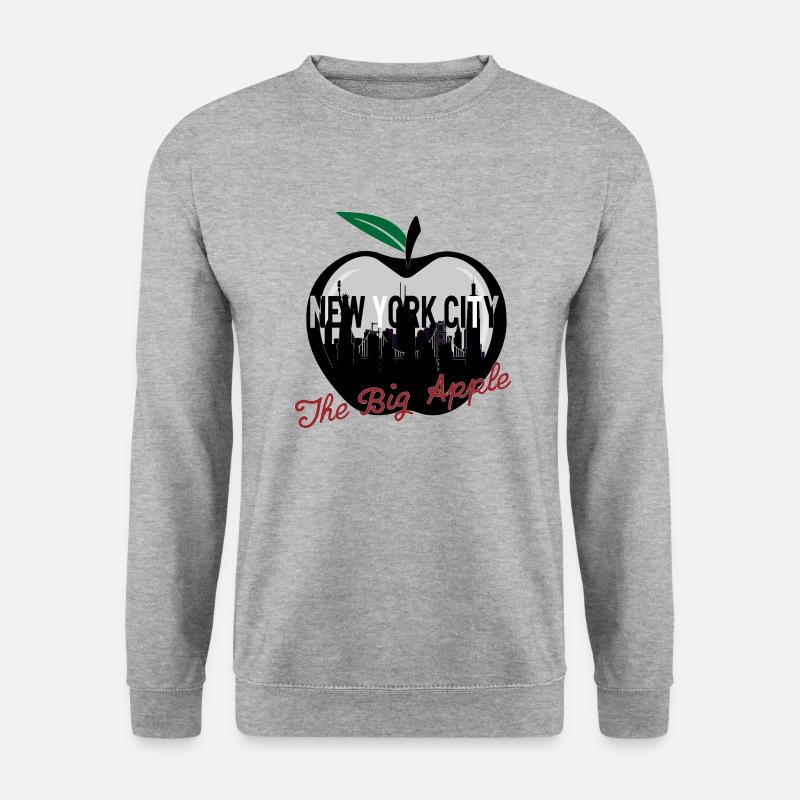 New York City - Unisex Pullover - Weißgrau meliert