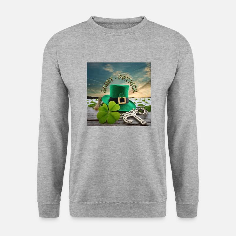 Sant Patrick - Unisex Pullover - Weißgrau meliert