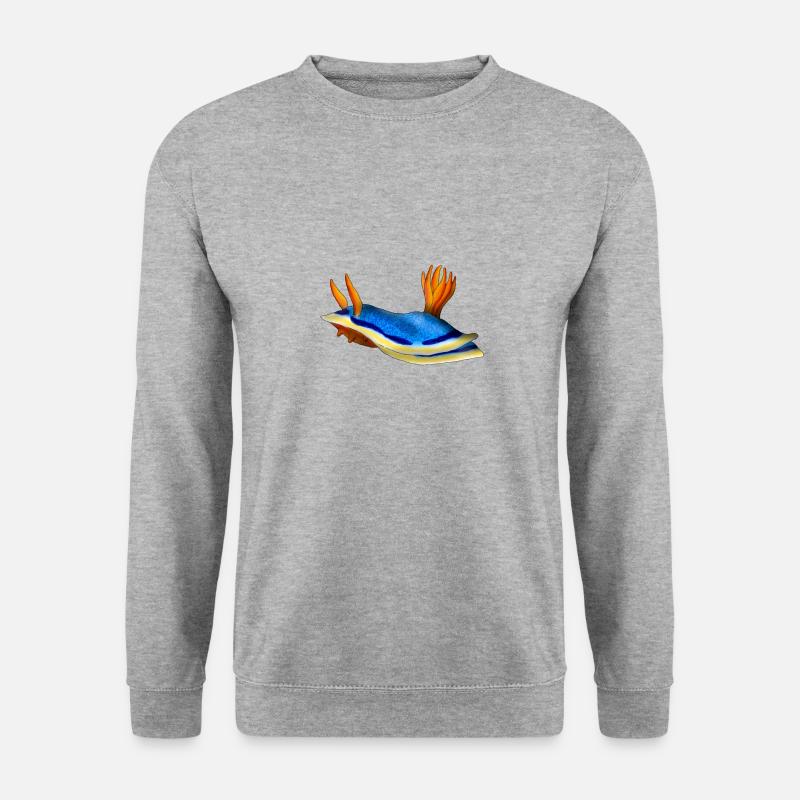 Chromodoris Annae - Unisex Pullover - Weißgrau meliert