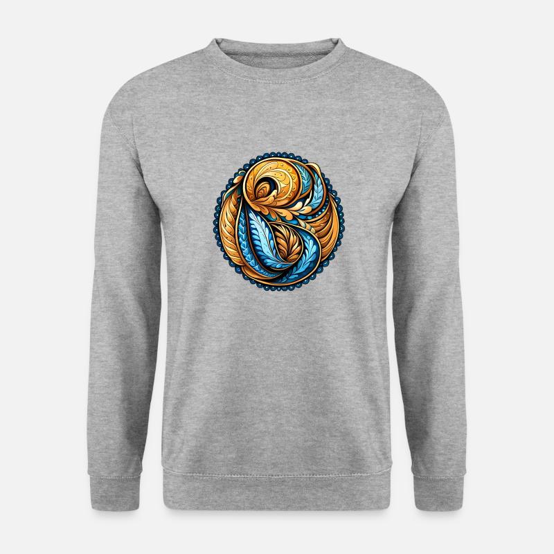 Paisley Pattern Mandala - Unisex Sweatshirt - salt & pepper