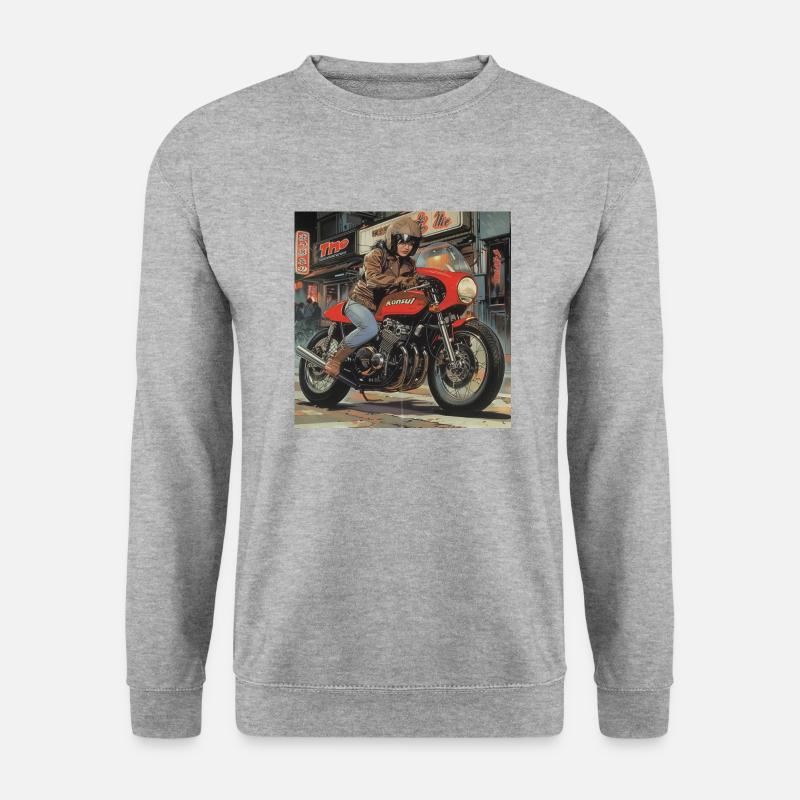 KraftFahrKonsul "Dicke Berta" - Unisex Pullover - Weißgrau meliert