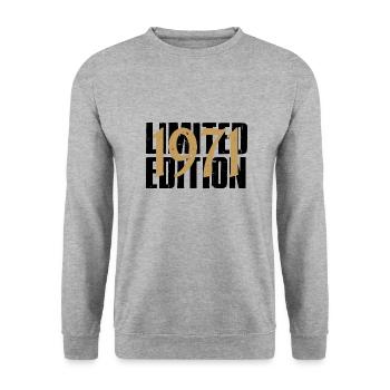 1971 Vintage - Unisex Pullover - Weißgrau meliert - Vorne - Alina (178cm) & Michal (187cm)