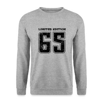 Millésime 1965 - Sweat-shirt Unisexe - gris chiné - Devant - Alina (178cm) & Michal (187cm)