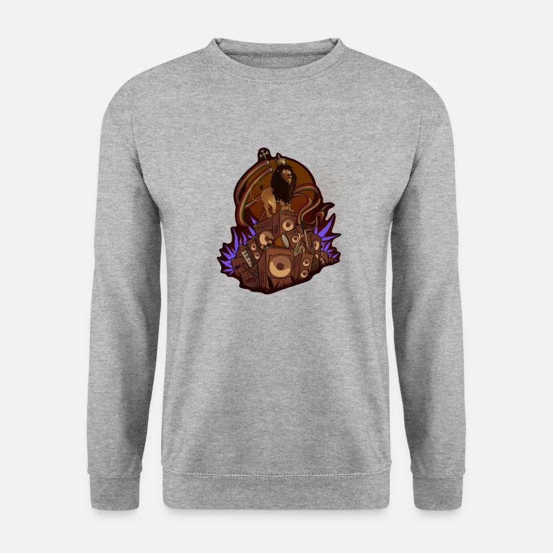 ridm visions - Unisex Pullover - Weißgrau meliert