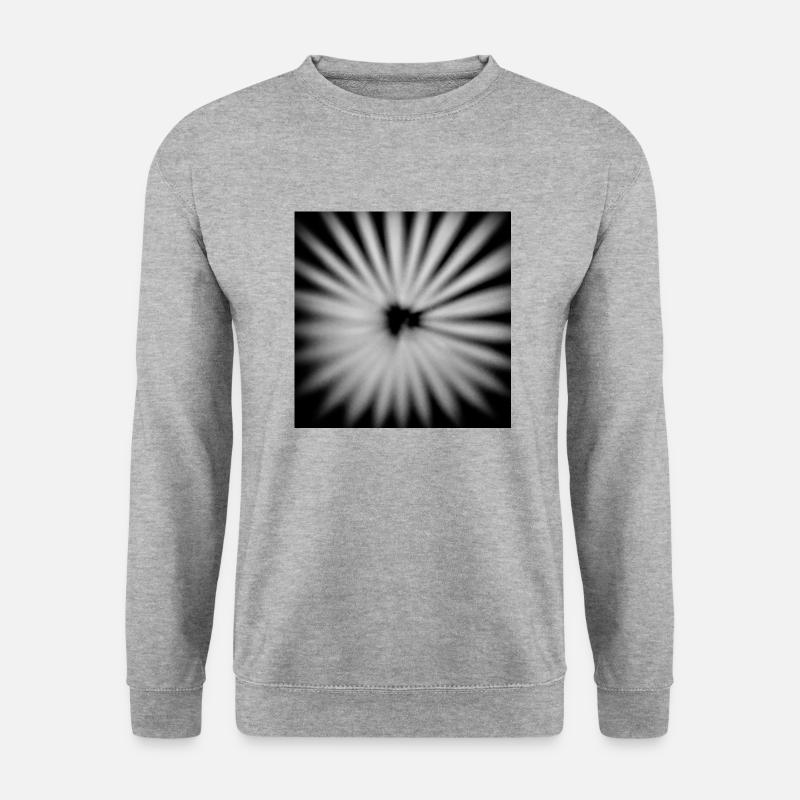 Lichtblume - Unisex Pullover - Weißgrau meliert