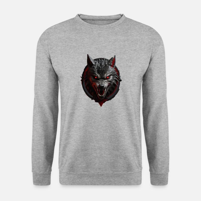 Devil's Wolf - Unisex Sweatshirt - salt & pepper