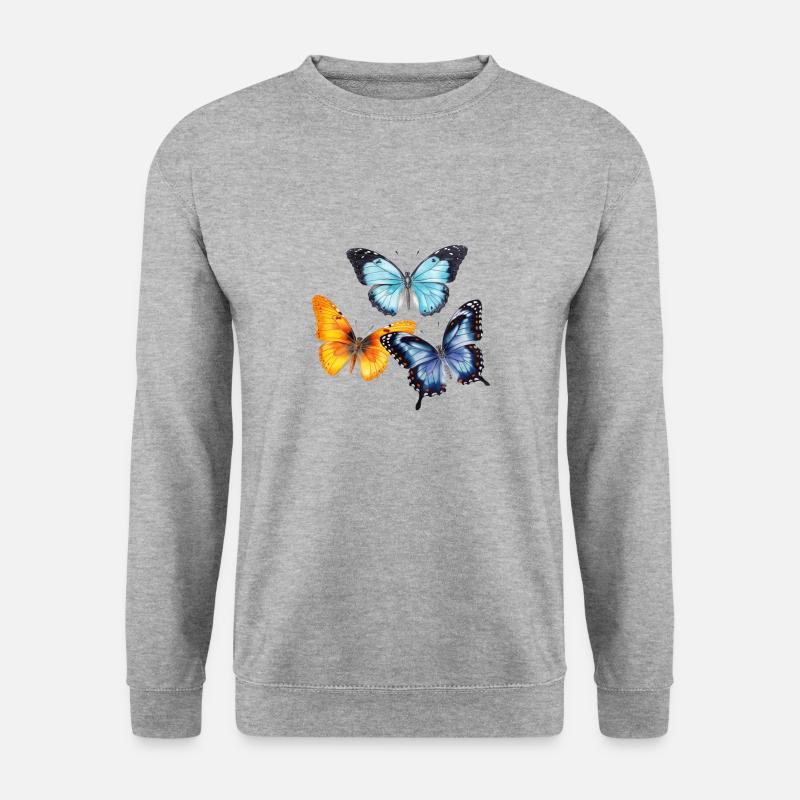 Fluttering Spring - Unisex Sweatshirt - salt & pepper