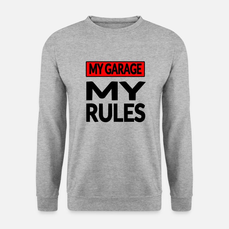 Garage - Unisex Pullover - Weißgrau meliert