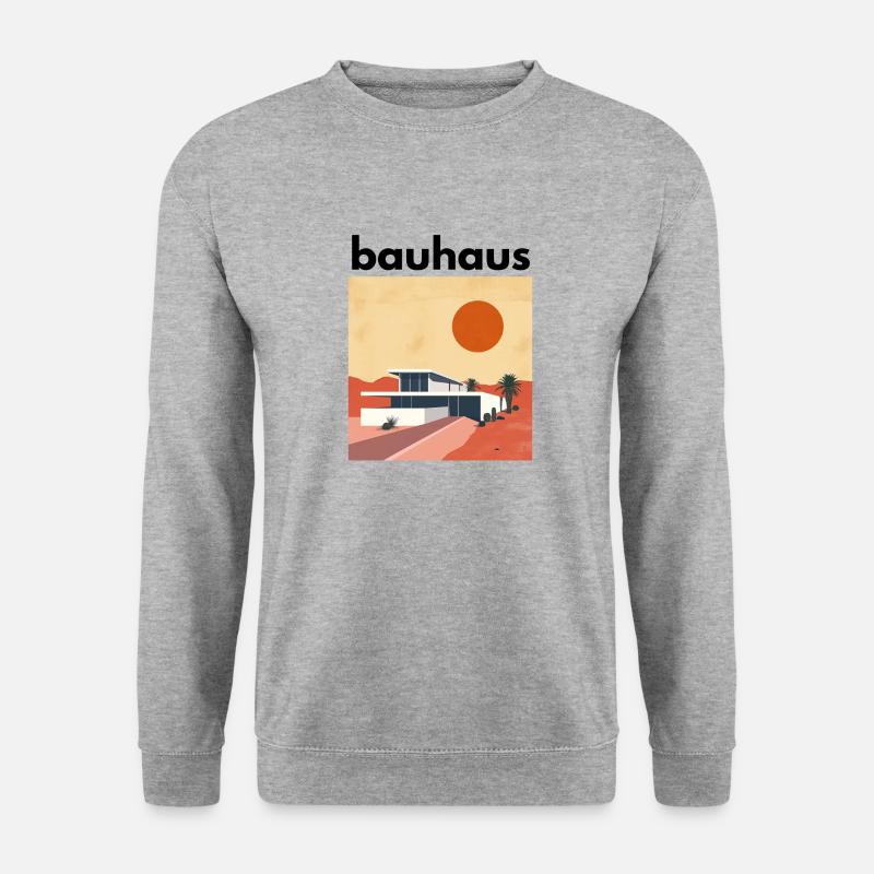 Bauhaus - Unisex Pullover - Weißgrau meliert