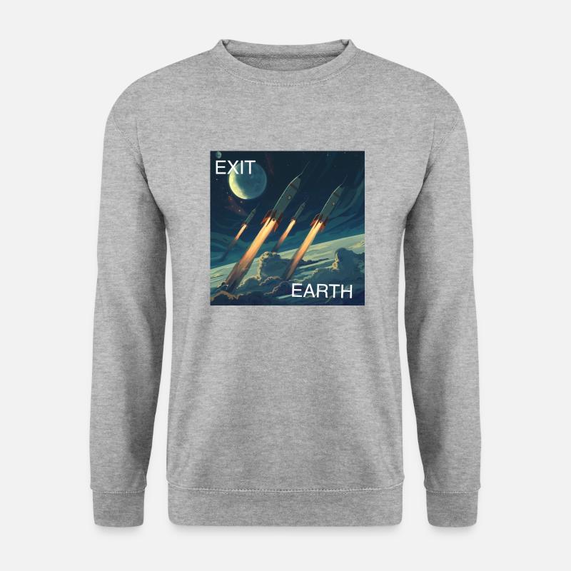 Exit Earth - Unisex Sweatshirt - salt & pepper