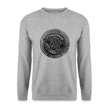 Hydrotec Titon - Unisex Pullover - Weißgrau meliert - Vorne - Alina (178cm) & Michal (187cm)