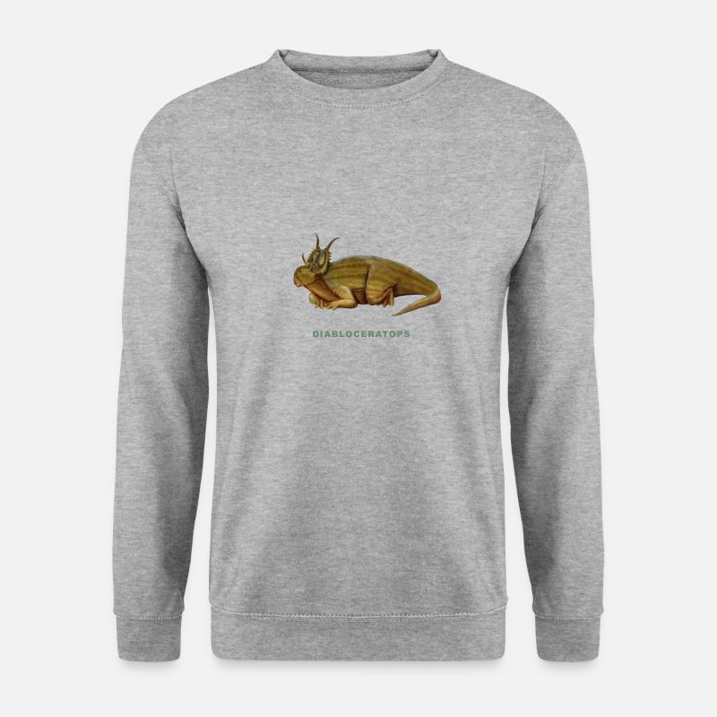 DIABLOCERATOPS - Unisex Pullover - Weißgrau meliert