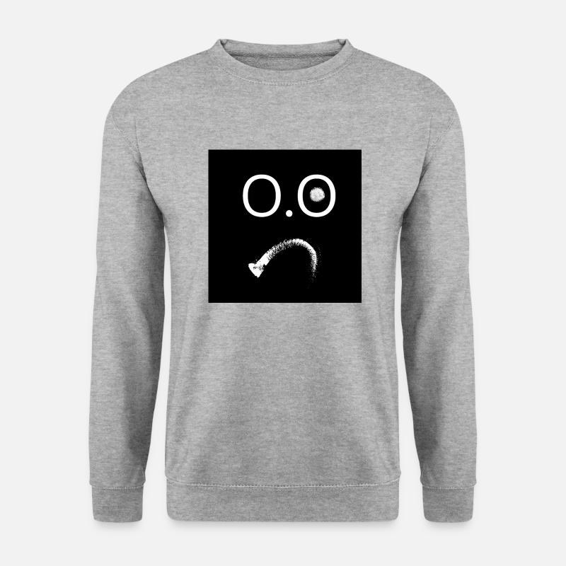 Sad Studios - Unisex Pullover - Weißgrau meliert