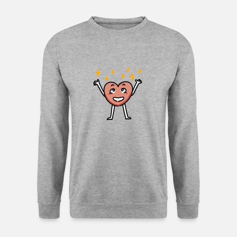 Kurt #1 - Sudadera unisex - jaspeado blanco gris