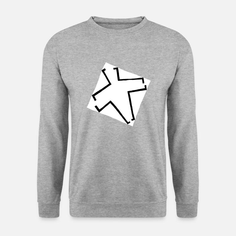 Bannière de la Fraternité - Sweat-shirt Unisexe - gris chiné