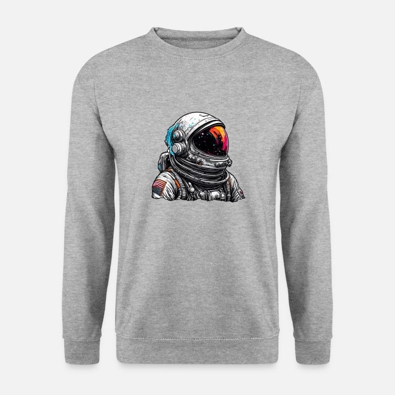 Astronaut / Space / Spaceship / Spaceship / Moon - Unisex Sweatshirt - salt & pepper