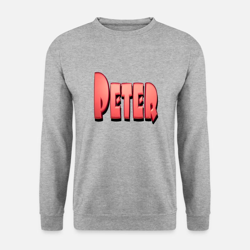 peter2 - Unisex Sweatshirt - salt & pepper