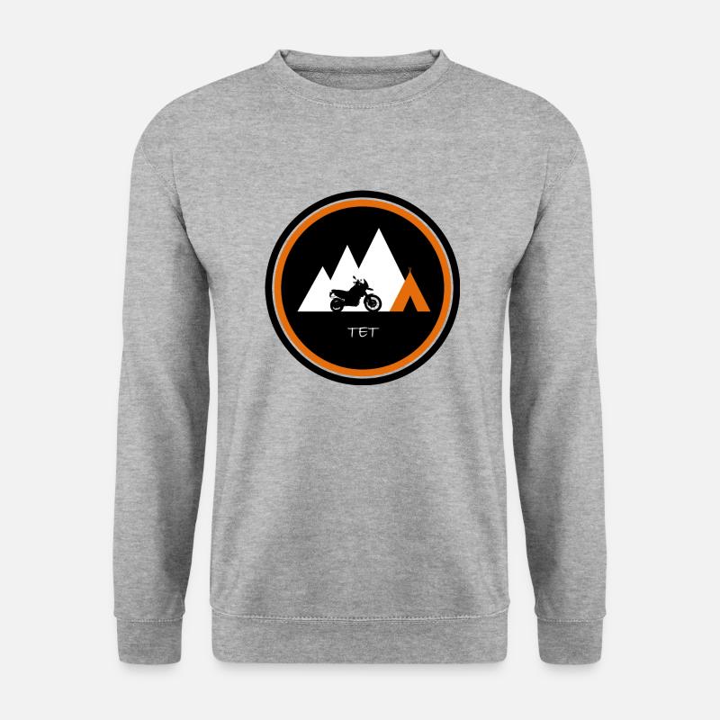 TET - Transeurotrail Adventure The Globe Explorer - Unisex Pullover - Weißgrau meliert