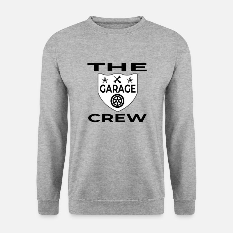 Garage - Unisex Pullover - Weißgrau meliert