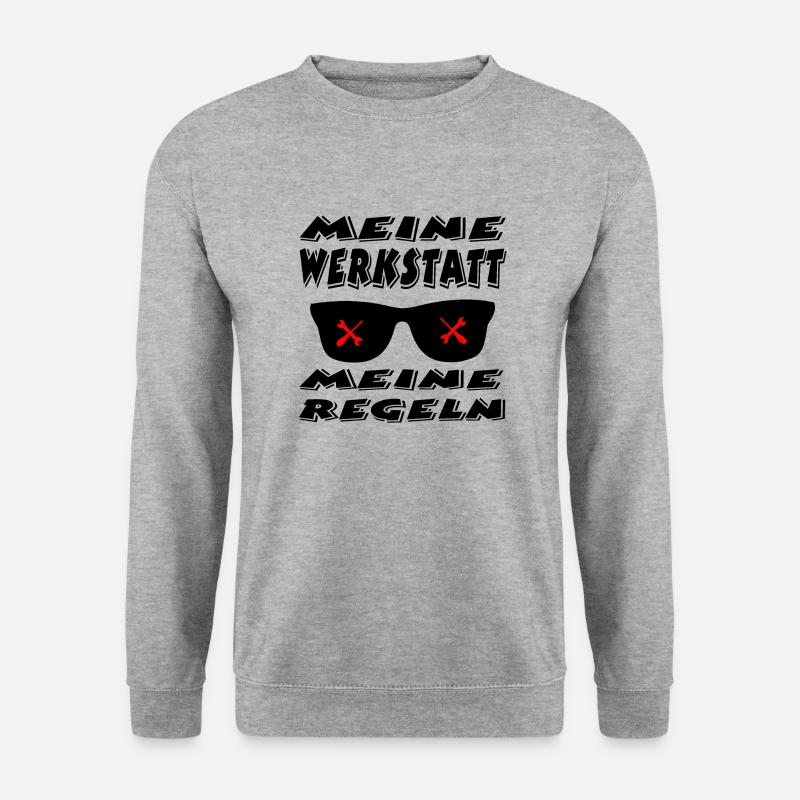 Werkstatt - Unisex Pullover - Weißgrau meliert