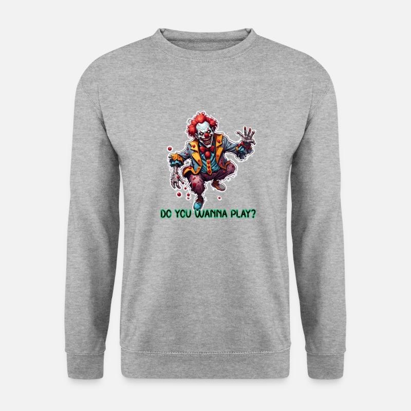 Clown / Circus / Carnival / Carnival / Playful - Unisex Sweatshirt - salt & pepper