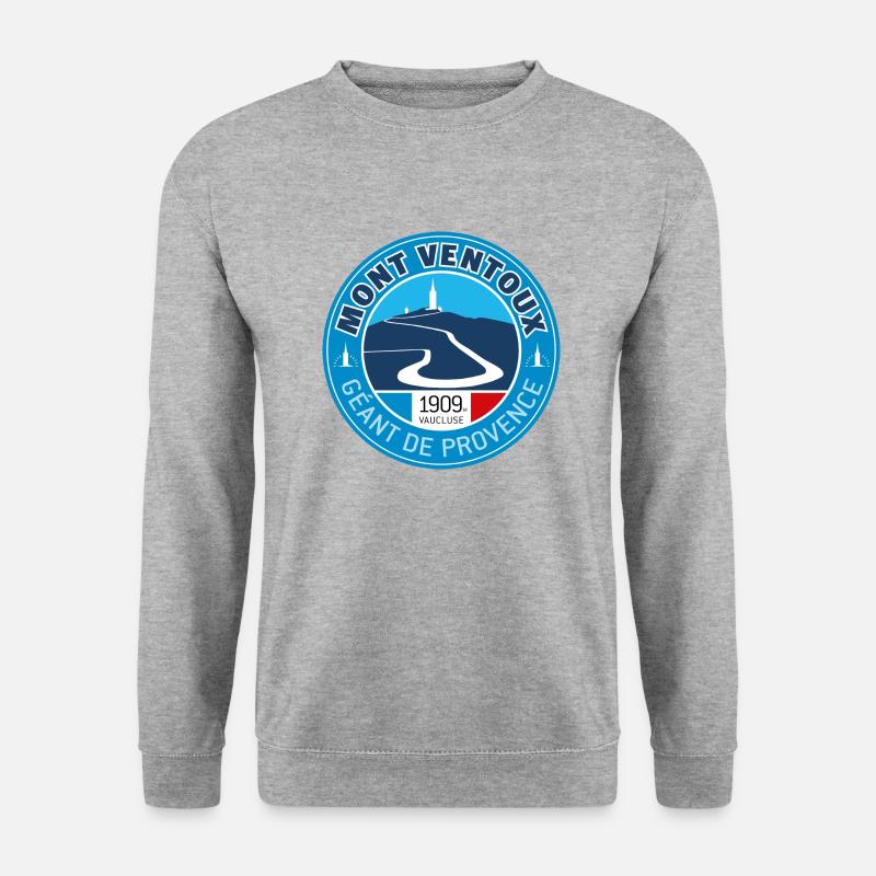 Mont Ventoux - der Gigant der Provence - Unisex Pullover - Weißgrau meliert