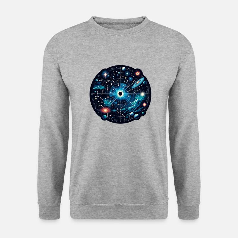 Constellations Celestial phenomena Star map - Unisex Sweatshirt - salt & pepper