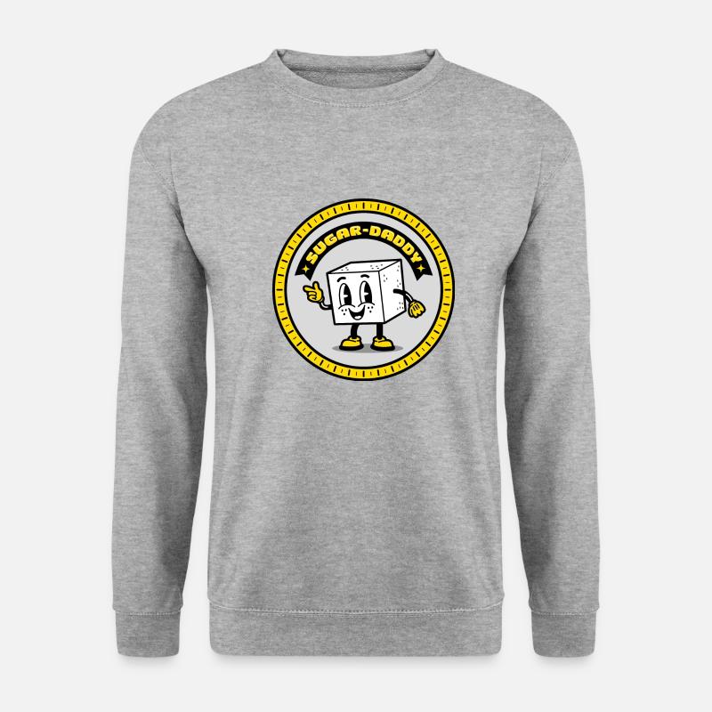 Sugar daddy in a circle - Unisex Sweatshirt - salt & pepper