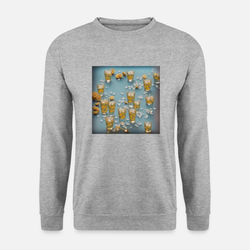 IMG 5160 - Unisex Pullover - Weißgrau meliert