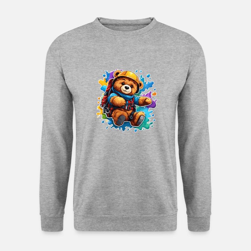 Teddy Bear / Cuddly Toy / Stuffed Animal / Gift Idea - Unisex Sweatshirt - salt & pepper