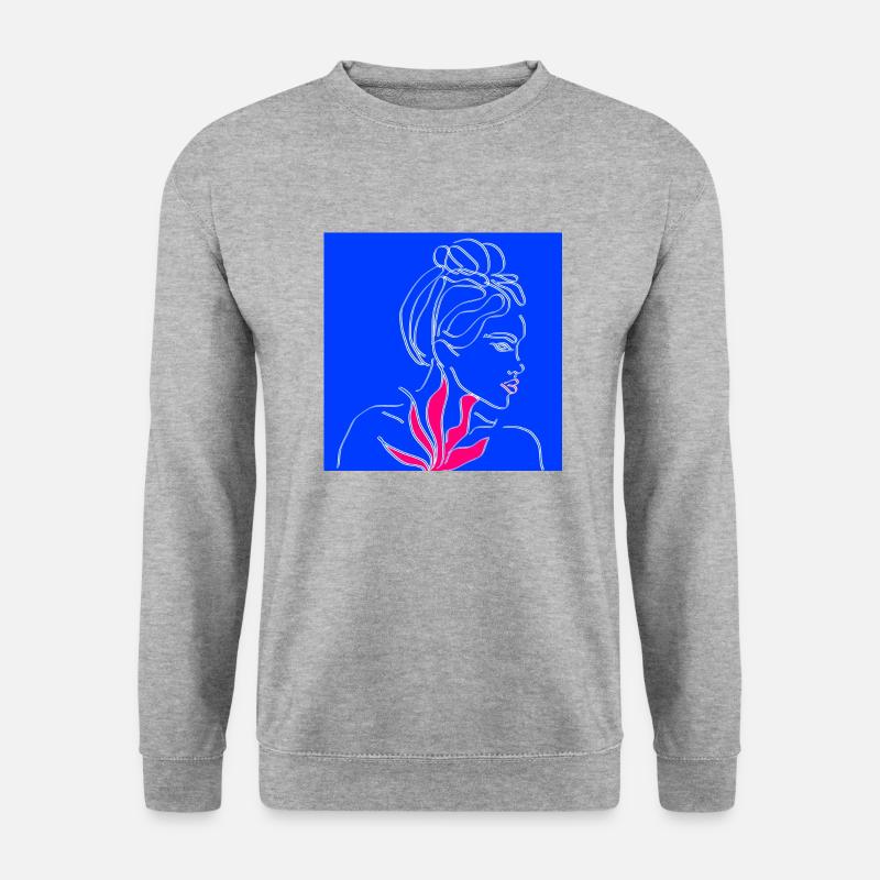 I‘am Woman - Unisex Pullover - Weißgrau meliert
