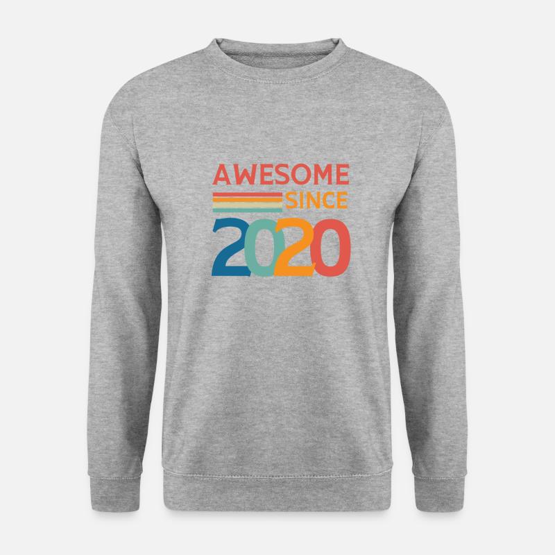 Awesome since 2020 - Unisex Sweatshirt - salt & pepper