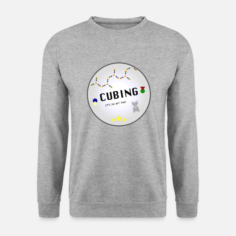 Cubing It's In My DNA - Unisex Pullover - Weißgrau meliert