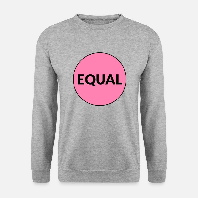 GLEICHER LGBTQ-PRIDE-MONAT - Unisex Pullover - Weißgrau meliert